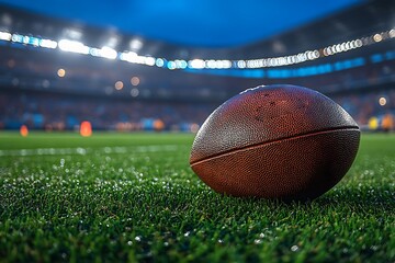 Wall Mural - American football ball