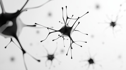 Wall Mural - an intricate network of interconnected nodes and lines, forming a web like structure representing th
