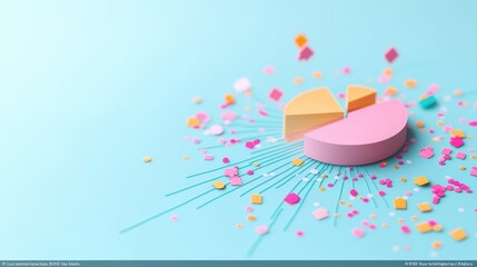 Wall Mural - a dashboard with key performance indicators (kpis) and data visualizations, demonstrating the use of