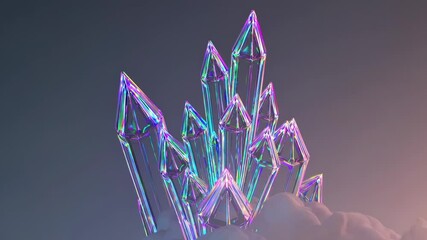 Poster - Ethereal Neon Spires