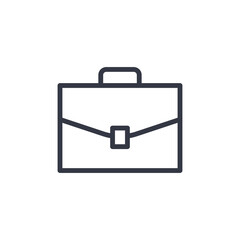 Fototapete - briefcase icon symbol vector sign isolated on white background illustration for graphic and web design