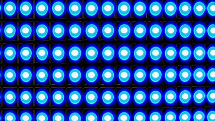 Leinwandbilder - Pulsating Blue Grid