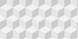 © armans - Abstract white and gray style minimal blank cubic. Geometric pattern illustration mosaic, square and triangle wallpaper.