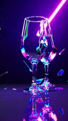 Aufkleber - Neon Glass Illusions
