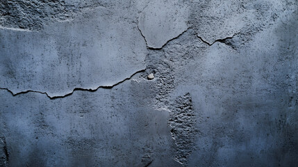 Poster - Cracked Stone Wall Texture with Rough Surface and Aging Details : Generative AI