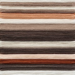 Poster - Warm Striped Textile Pattern with Earthy Tones and Subtle Texture