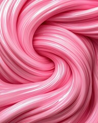 Poster - Smooth Pink Texture Swirl Design for Abstract Backgrounds