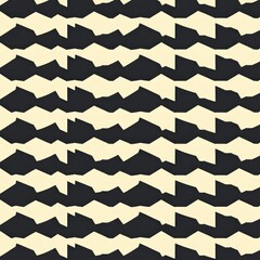 Aufkleber - Abstract Black and Cream Pattern for Creative Design Projects