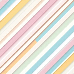 Aufkleber - Colorful Striped Background with Pastel Shades and Textured Elements