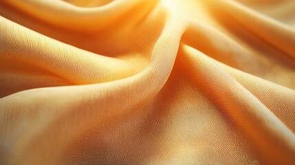 Fototapete - Soft Golden Fabric Texture for Background and Design Use