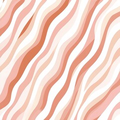 Aufkleber - Abstract Wavy Pattern with Soft Earthy Tones and Gentle Flowing Lines