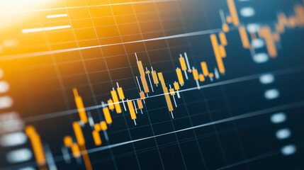Wall Mural - dynamic stock market chart showcasing financial trends and data analysis, ideal for finance articles