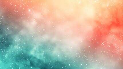 Wall Mural - this colorful image depicts a cosmic sky filled with stars