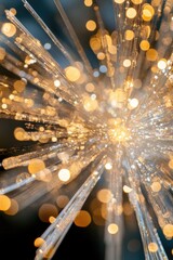 Wall Mural - a blurry image of a starburst