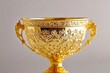 © Ева Поликарпова - A gold trophy sitting on top of a table