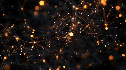 Wall Mural - global digital commerce network visualization concept -