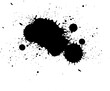© komkrit234 - black ink brush painting splatter splash artistic grunge graphic element