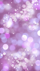 Wall Mural - Purple festive background, realistic photo holiday style. Template with glitter sparkle, bokeh effect for design greeting card, poster, flyer, social media, cover, backdrop, wallpaper, banner.