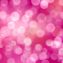Wall Mural - Red Magenta festive background, realistic photo holiday style. Template with glitter sparkle, bokeh effect for design greeting card, poster, flyer, social media, cover, backdrop, wallpaper, banner.
