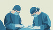 © Adi - Minimalist Precision: Surgical Team at Work