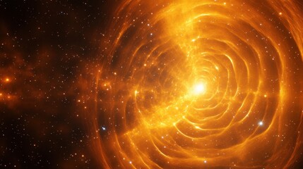 Wall Mural - a quantum nebula pulses with unknown cosmic frequencies, creating interstellar patterns