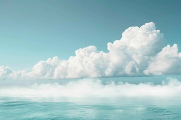 Wall Mural - blue sky and sea