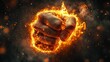 © budi - A Fiery Fist A Symbol Of Burning Rage And Power