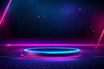 Wall Mural - christmas-themed abstract bokeh background incorporating black and blue lights