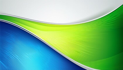 Wall Mural - blue green brochure design