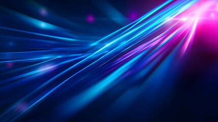 Wall Mural - a vibrant abstract background featuring dynamic, flowing lines in shades of blue and pink, ideal for