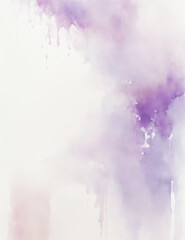 Wall Mural - abstract colorful background - abstract light purple watercolor splash background - Generative AI