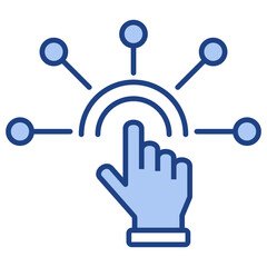 Usability Blue Icon