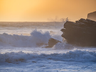 Wall Mural - Wild and windy on the Isle of Anglesey