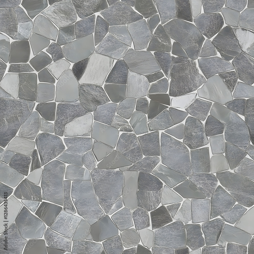 seamless stone tiles path texture tile top view road pattern street ...