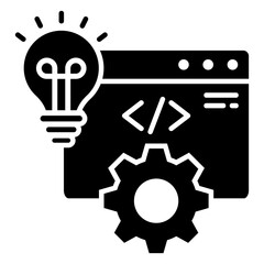 Development Glyph Icon