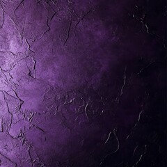 Poster - Abstract Dark Purple Textured Background with Crackled Surface - Elegant and Dramatic Backdrop