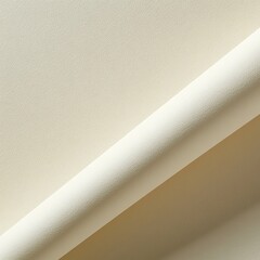 Poster - Minimalist Beige Textured Background with Subtle Shadow Play and Rolled Edge for Elegant Design