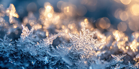 Wall Mural - Icy Spiderweb Macro
