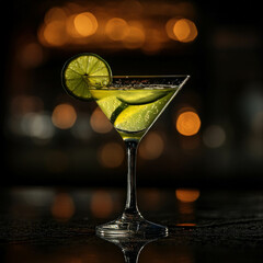 Canvas Print - Martini Isolated