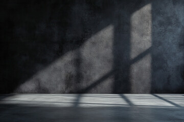 Shadows and light play indoor space photography minimalist environment high angle artistic concept