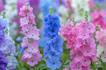 Canvas Print - Phlox In Garden