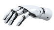 © weerasak - Automated AI algorithm, Futuristic robotic hand design, white isolate background