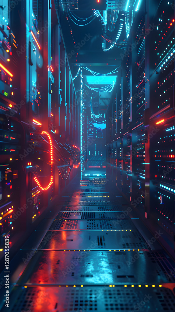 Rack Mount Server Powering a Large-Scale Online Role-Play Game in a ...