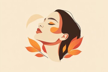 Leinwandbilder - Creative illustration celebrating female empowerment for International Womens Day. Generative AI