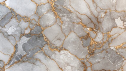 Wall Mural - Elegant Grey and Gold Marble Texture Abstract Background for Design and Interior Applications