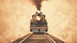 © VarunyuAi - A vintage steam train traveling down the tracks, evoking a sense of nostalgia and adventure.