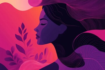 Poster - Celebrate womens strength and spirit with a vibrant International Womens Day artistic campaign poster. Generative AI