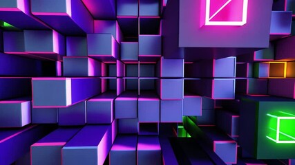 Wall Mural - abstract colorful background