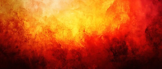 Wall Mural - abstract fiery texture with vibrant shades of orange and red creating a dramatic backdrop