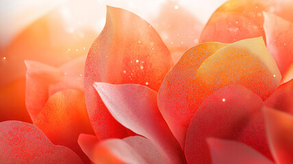 Wall Mural - Artistic autumn background featuring organic textures and delicate floral patterns
